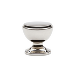 Waterworks Foro 1" Smooth Knob in Nickel