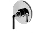 Waterworks Flyte Pressure Balance Trim with Metal Lever Handle in Matte Black