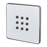 Waterworks Universal 3" Square Body Spray in Unlacquered Brass