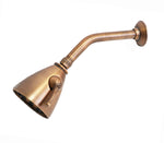 Waterworks Universal 3 1/2" Shower Head, Arm and Flange in Copper
