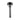 Waterworks Universal Vertical Shower Arm and Flange in Matte Black