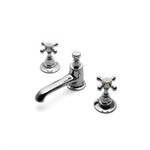 Waterworks Highgate Bathroom Faucet with Cross Handles in Chrome