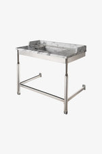 WaterworksR.W. Atlas Metal Two Leg Single Washstand 40" x 23" x 31 3/4"