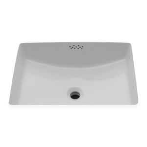 Waterworks Universal Rectangular Bathroom Sink in White