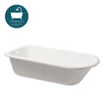 Waterworks Saxby  61" x 30" x 18" Oval Cast Iron Bathtub without feet in Primed