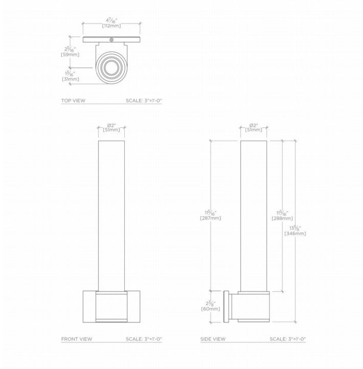 Waterworks Opus Wall Mounted Single Arm Sconce in Nickel