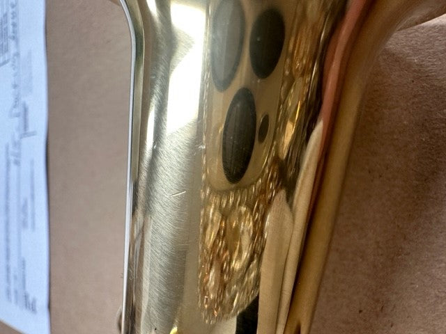 Waterworks Riverun Tri-Spoke Volume Control Handle in Unlacquered Brass