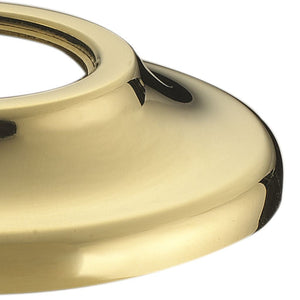Waterworks Ludlow Handshower on Hook with Metal Handle in Brass
