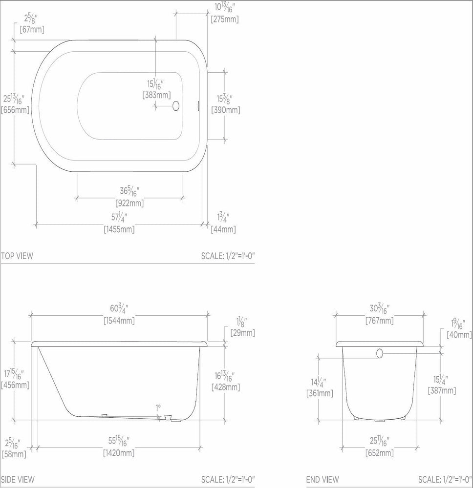 Waterworks Savoy Oval Cast Iron Bathtub in Primed with Tub Feet