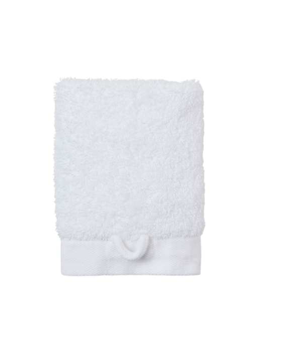 Waterworks Cumulus Terry Wash Towel in White