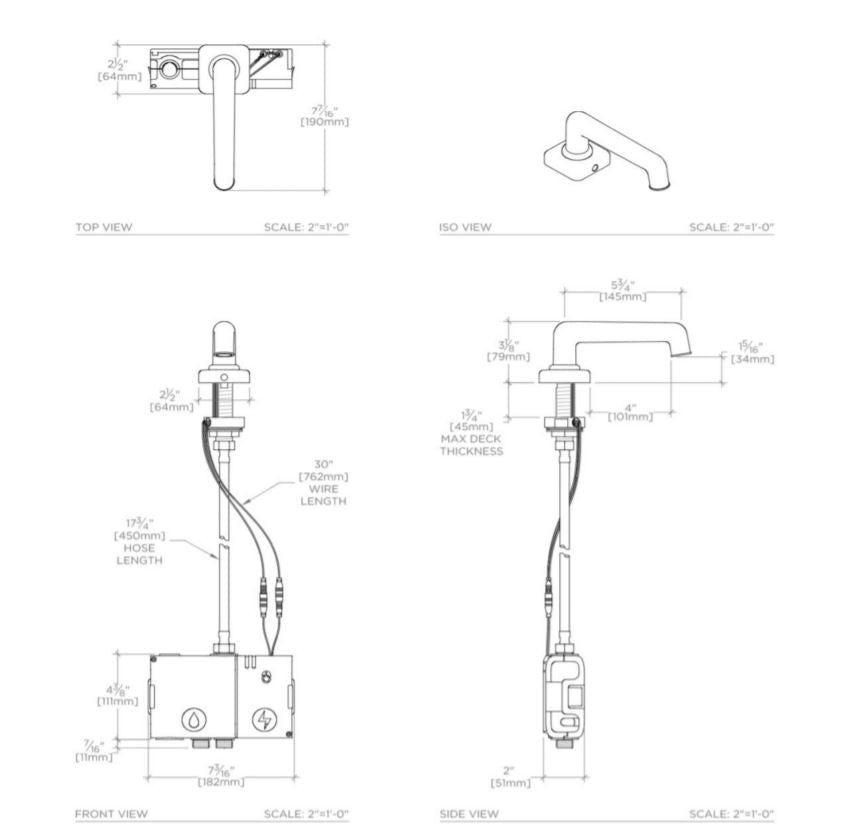 Waterworks Ludlow Lavatory Faucet in Nickel