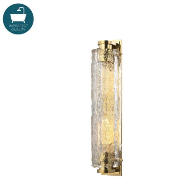 Waterworks Marlon Wall Mounted Single Sconce in  Brass