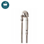 Waterworks Henry Handshower on Hook with Metal handle in Nickel