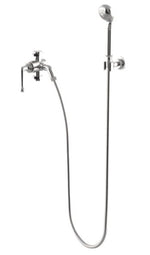 Waterworks Dash Handshower on Hook with Diverter for Exposed Thermostatic System in Nickel