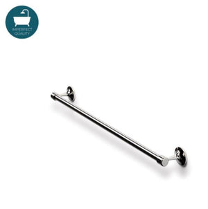 Waterworks Crystal 23" Single Metal Towel Bar in Nickel