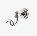 Waterworks Aero Single Robe Hook in Nickel