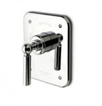 Waterworks Ludlow Pressure Balance Control Valve Trim with Metal Lever Handle in Chrome
