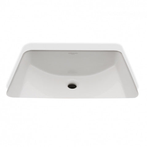 Waterworks Clara Rectangular Bathroom Sink  Single Glazed 20 1/16" x 14 1/8" x 8" in White