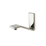 Waterworks Formwork Wall Mounted Tub Spout in Burnished Nickel