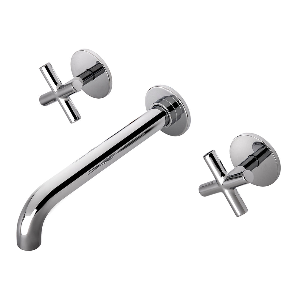 Waterworks Flyte Low Profile Wall Mounted Lavatory Faucet in Chrome
