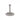 Waterworks Formwork Ceiling Mounted 8" Rain Shower Head, Arm and Flange in Nickel