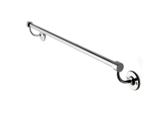 Waterworks Highgate 24" Single Metal Towel Bar in Chrome