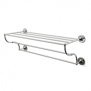 Waterworks Highgate 24" Metal Towel Rack in Nickel