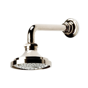 Waterworks Henry 5 1/8" Shower Head, Arm and Flange in Chrome