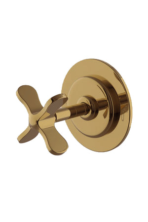 Waterworks Ludlow Two Way Diverter Valve Trim for Thermostatic in Antique Brass