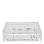 Waterworks Pierre Rectangular Covered Box in Clear