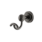 Waterworks Aero Single Robe Hook in Dark Nickel