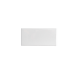 Waterworks Campus Field Tile 3 x 6 Bullnose Corner (Right) in White Matte Solid