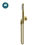 Waterworks .25 Handshower on Hook with Metal Handle in Brass