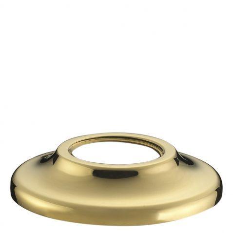 Waterworks Fallbrook 1 3/4" Chocolate Leather Knob in Unlacquered Brass