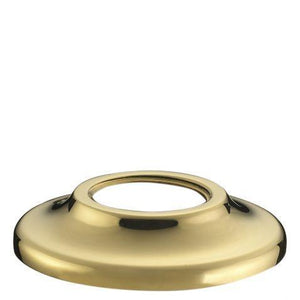 Waterworks Fallbrook 1 3/4" Chestnut Leather Knob in Unlacquered Brass