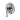Waterworks Universal Round Pressure Balance with Diverter Trim with White Porcelain Lever Handle