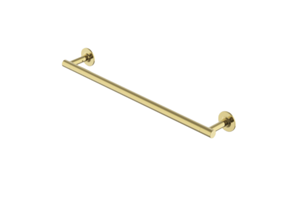 Waterworks Bond 18" Towel Bar in Brass