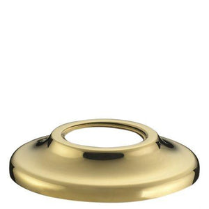 Waterworks .25 One Hole Bidet Fitting with Cross Handles in Brass