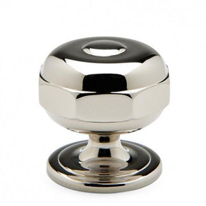 Waterworks Regulator 1 1/4" Faceted Knob in Chrome