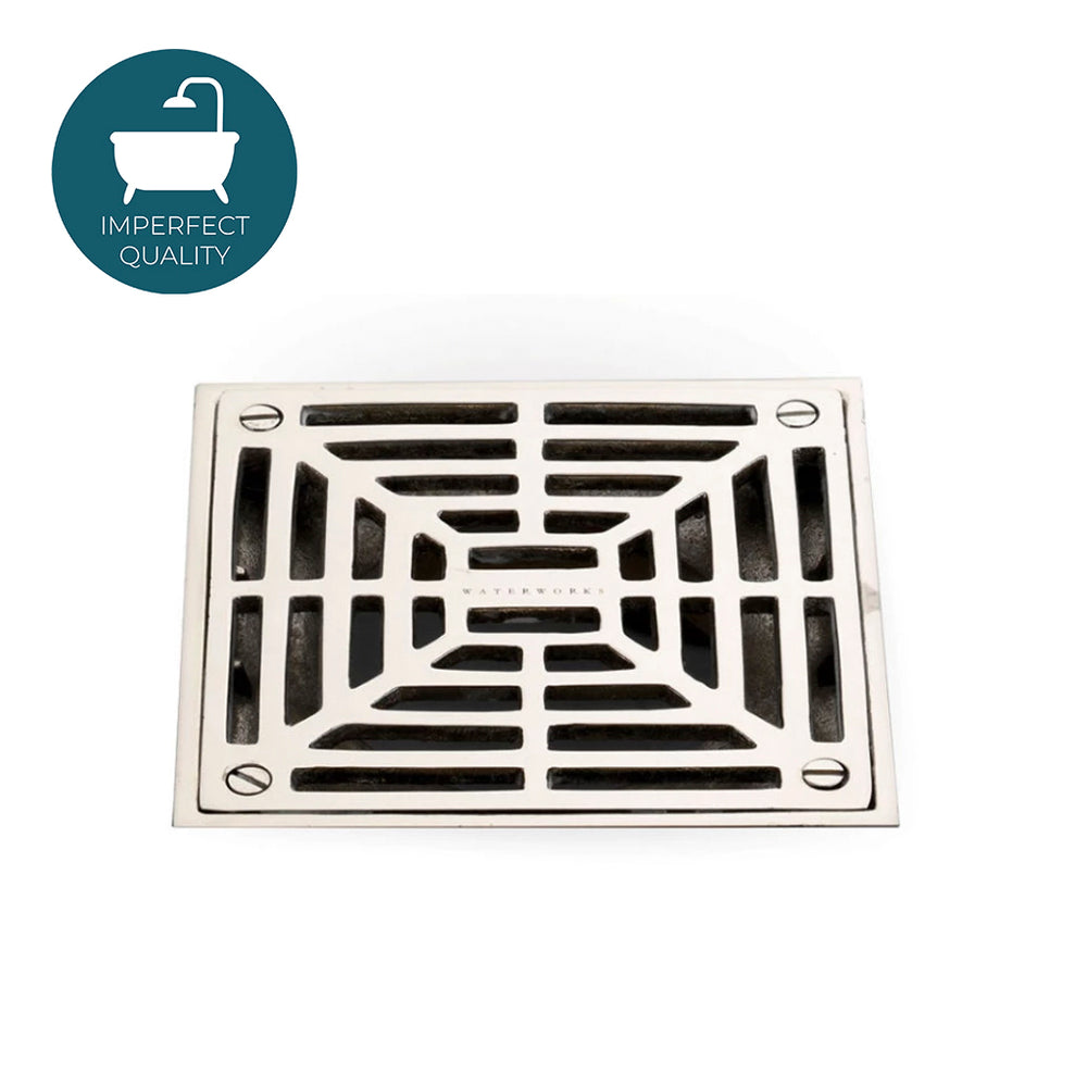 Waterworks Universal Shower Drain Cover in Chrome