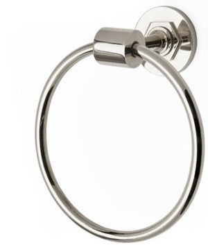 Waterworks Henry 6 1/2" Towel Ring in Matte Nickel