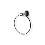 Waterworks Easton Metal Wall Mounted Towel Ring in Burnished Nickel