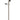 Waterworks Regulator Body Spray Bar with Black Lever Handle in Nickel