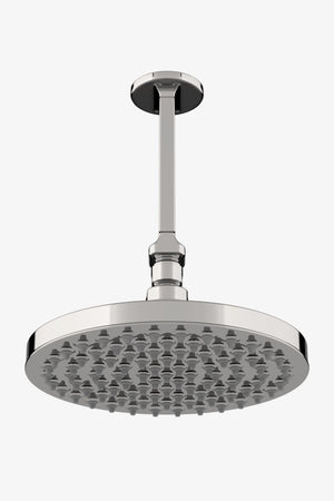 Waterworks Formwork 8" Rain Shower Head in Nickel