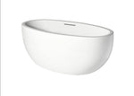 Waterworks Styli 66" x 32" x 24" Freestanding Acrylic Oval Bathtub in White